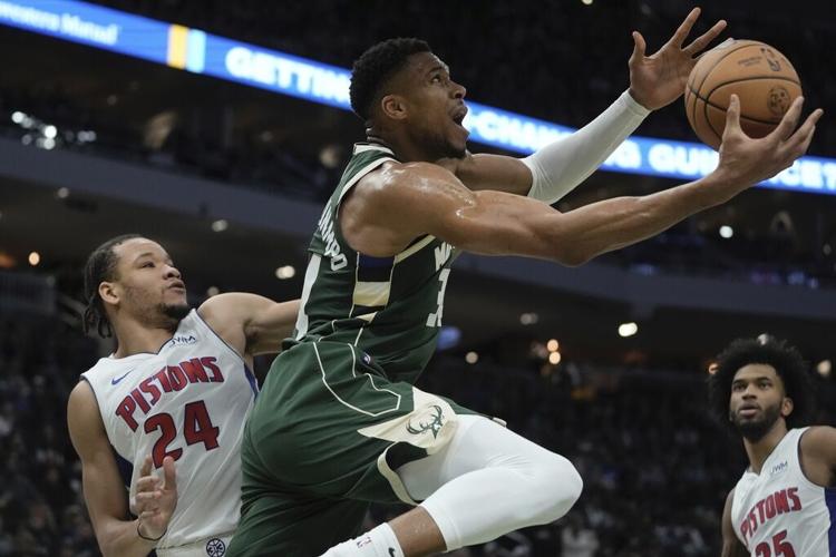 Bucks send Pistons to 23rd consecutive loss with 146-114 victory