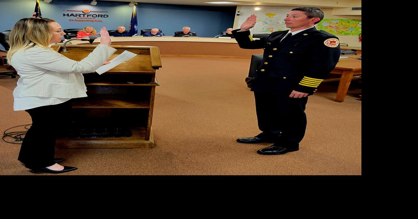 Burgard sworn in as Hartford’s new Fire and Rescue chief | Washington ...