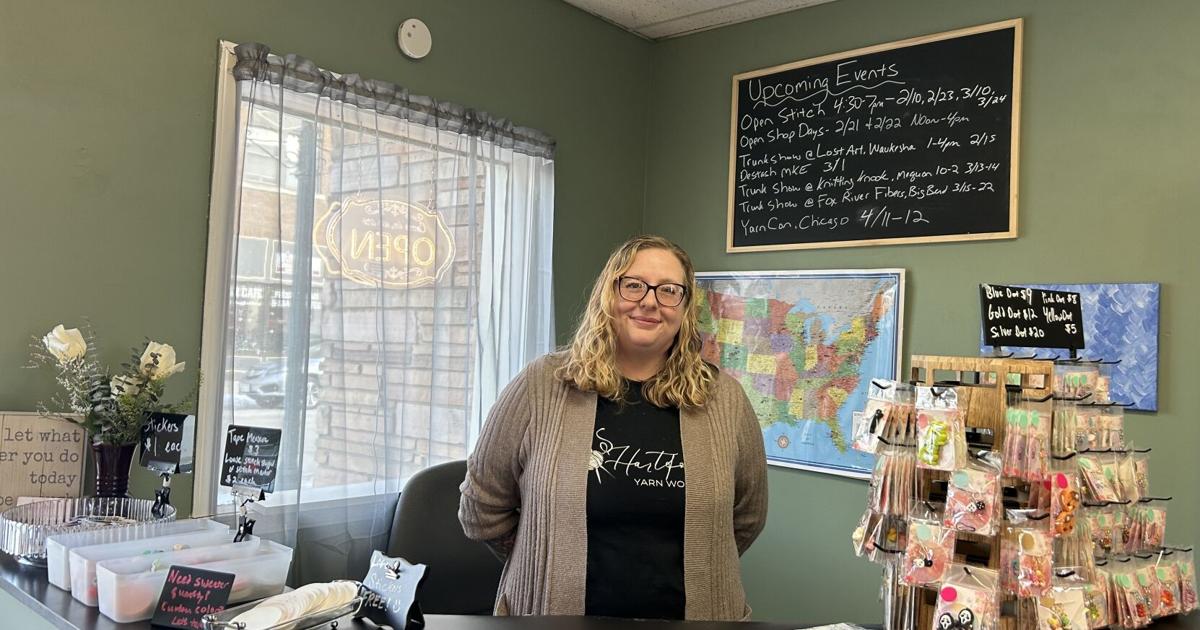 Hartford Yarn Works hosts grand opening event | Washington Co. Business News Hartford Yarn Works hosts grand opening event | Washington Co. Business News