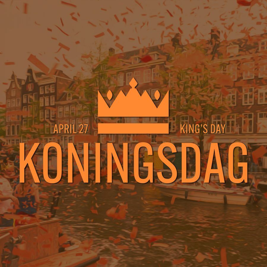 King's Day Koningsdag on April 27 in the Netherlands