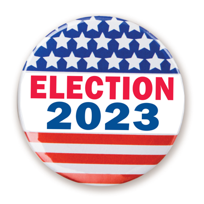 Election 2023 button