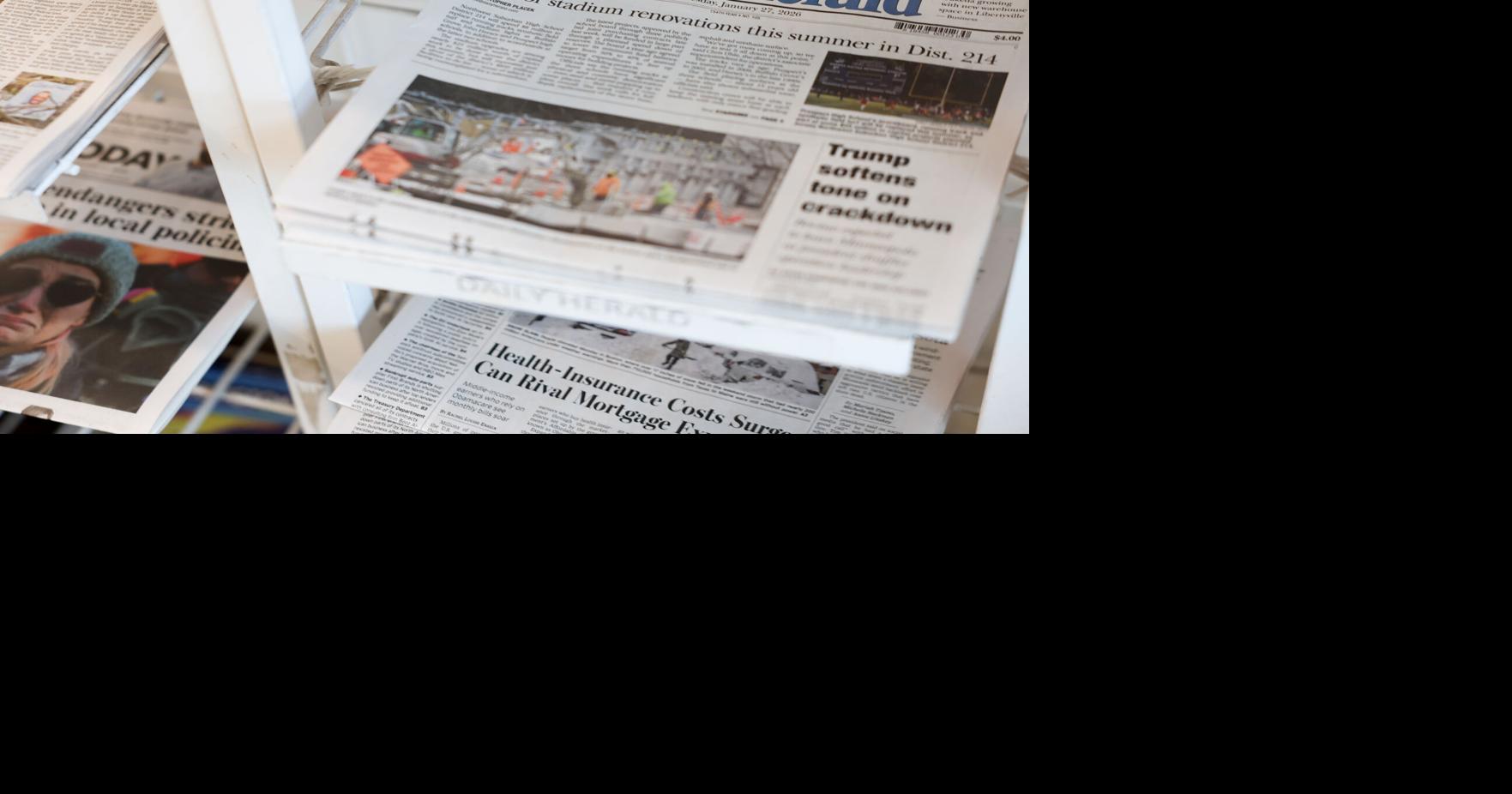 Chicago Tribune offers 30% premium to buy Daily Herald suburban newspape