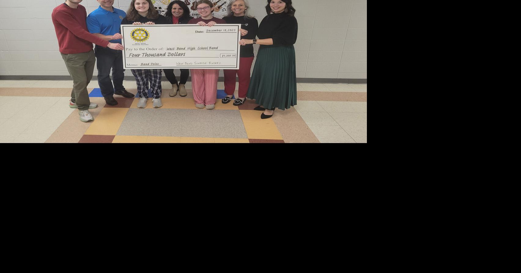 Marching band to get new uniforms thanks to Rotary donation ...