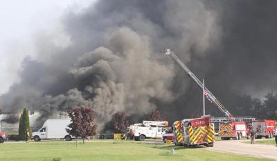 Explosion, fire at Summerset Marine Construction in Eagle - 1