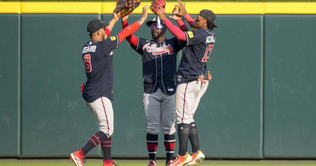 Cubs beat Cardinals 9-1 in London; Braves cease Reds’ successful streak at 12 video games | Sports activities Cubs beat Cardinals 9-1 in London; Braves cease Reds’ successful streak at 12 video games | Sports activities