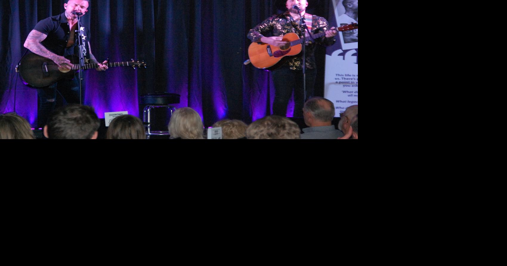 Jay Allen lights up the stage at Cedar Community’s Becoming a Champion for Others event