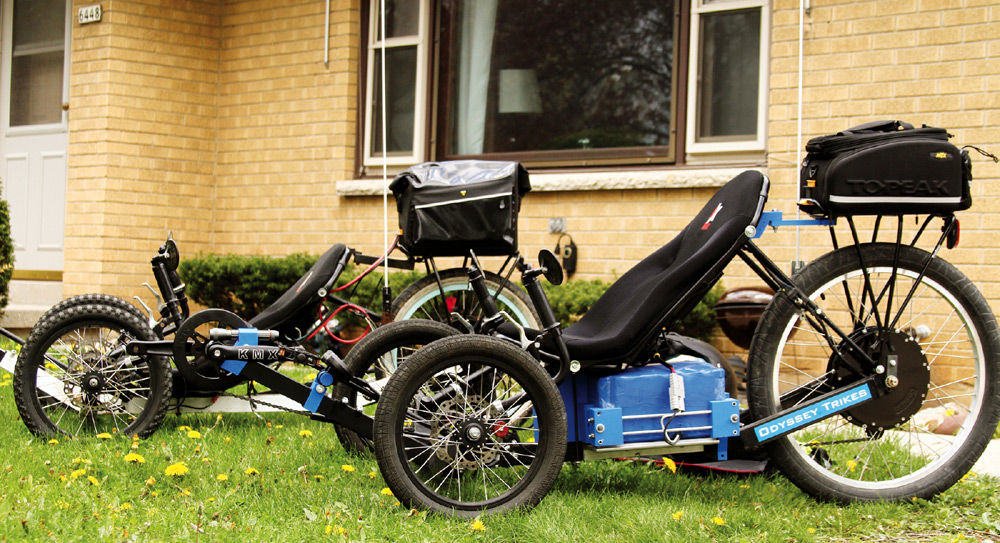 odyssey electric recumbent trike