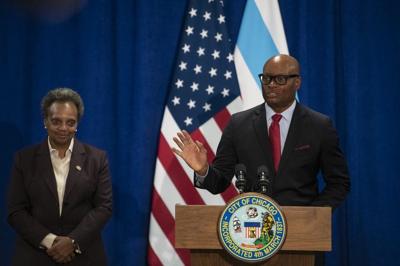Lori Lighfoot - David Brown AP FILE APRIL 2020
