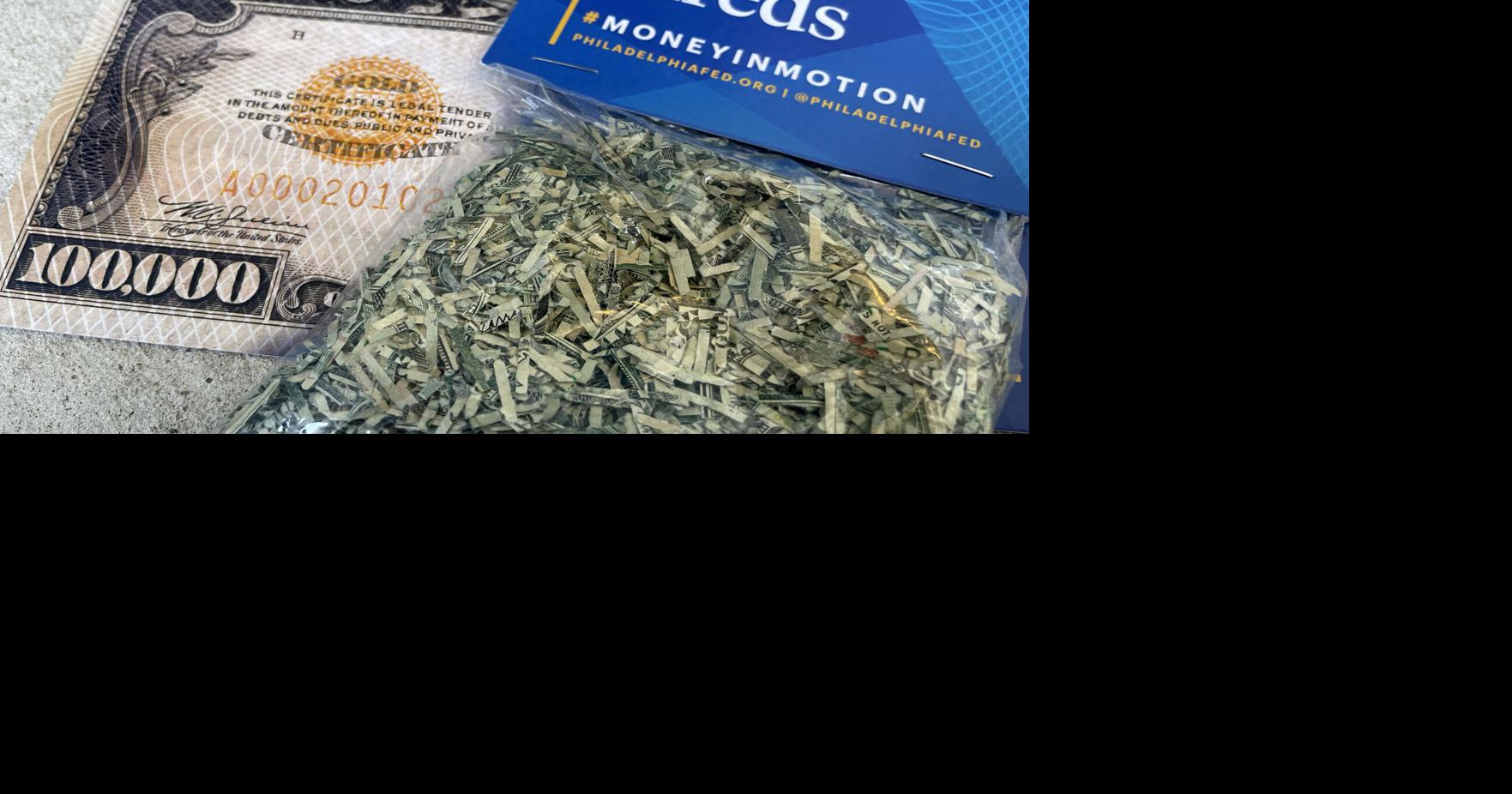 See a $100,000 bill and get a bag of shredded cash at the Philly Federal Reserve