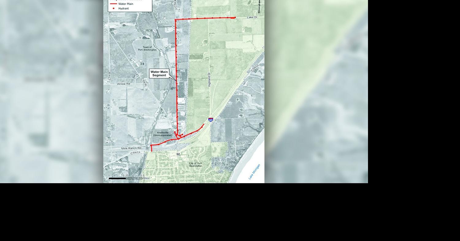 City of Port Washington proposes water main extension