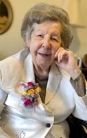 Gladys E. Adams, 101