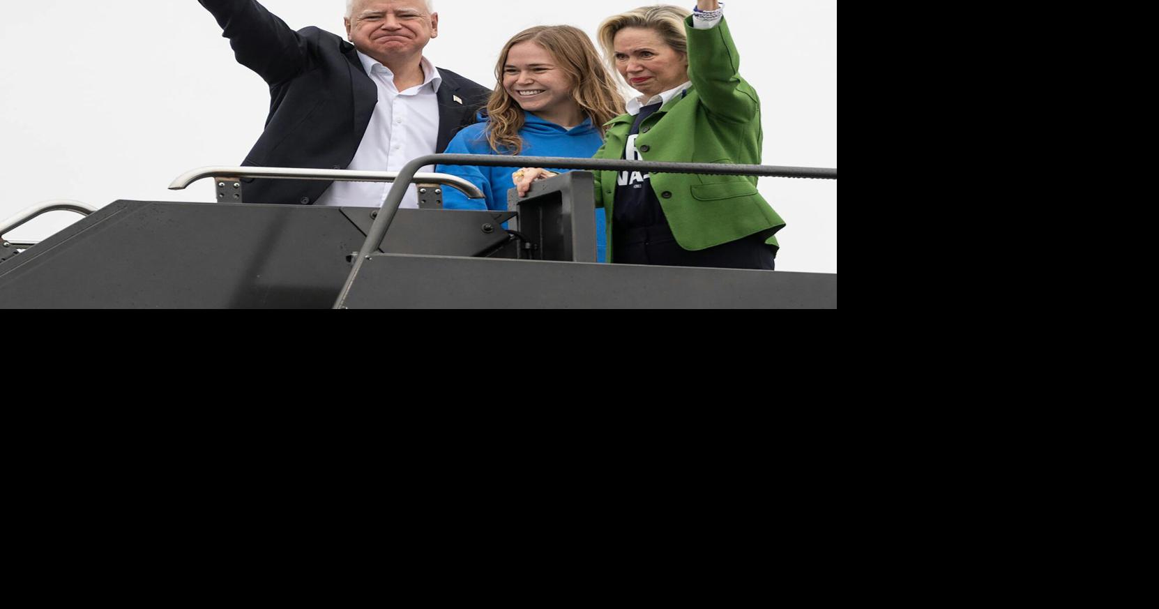 ‘Really scary’ messages prompt Hope Walz to take social media break out of safety concerns