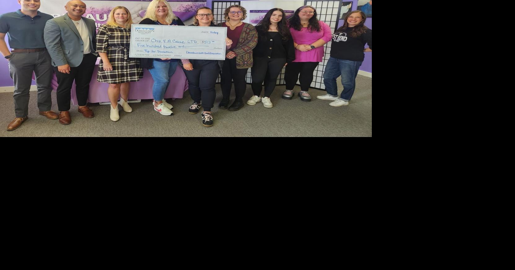 Chix 4 a Cause receives generous donation from DWBA’s Music on Main