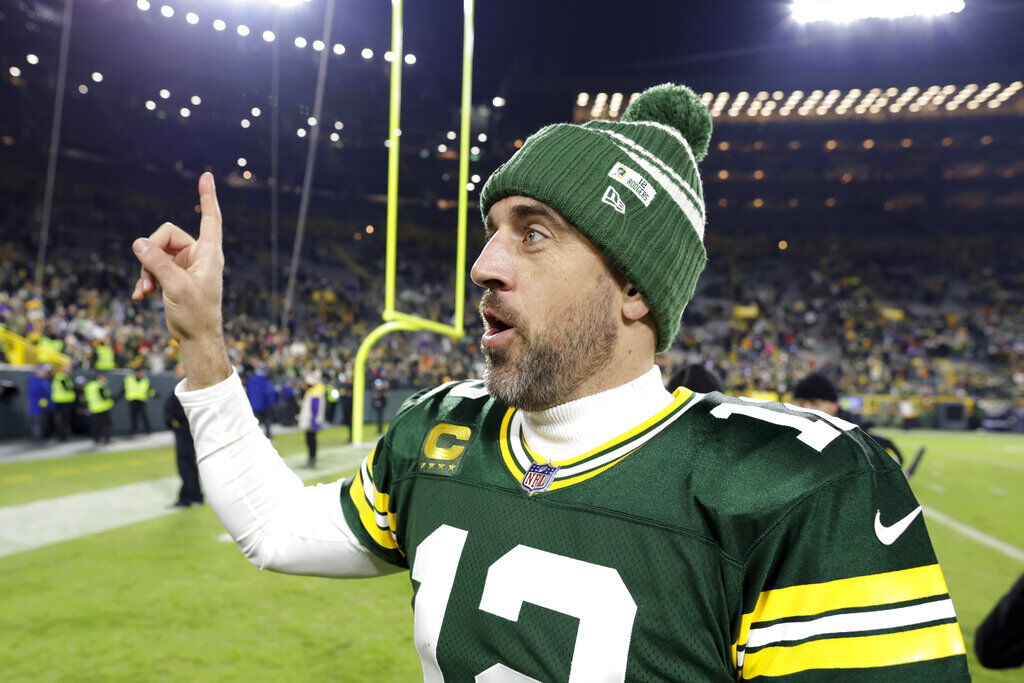 2021 Aaron Rodgers Next Level Score Green Bay Packers # NL4