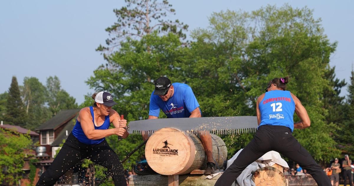 3 women's world records set at the annual Lumberjack World Championships in Wisconsin