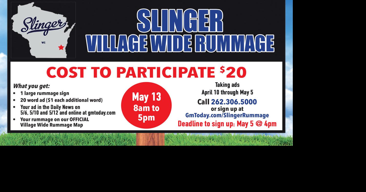 2023 Slinger VillageWide Rummage Sale