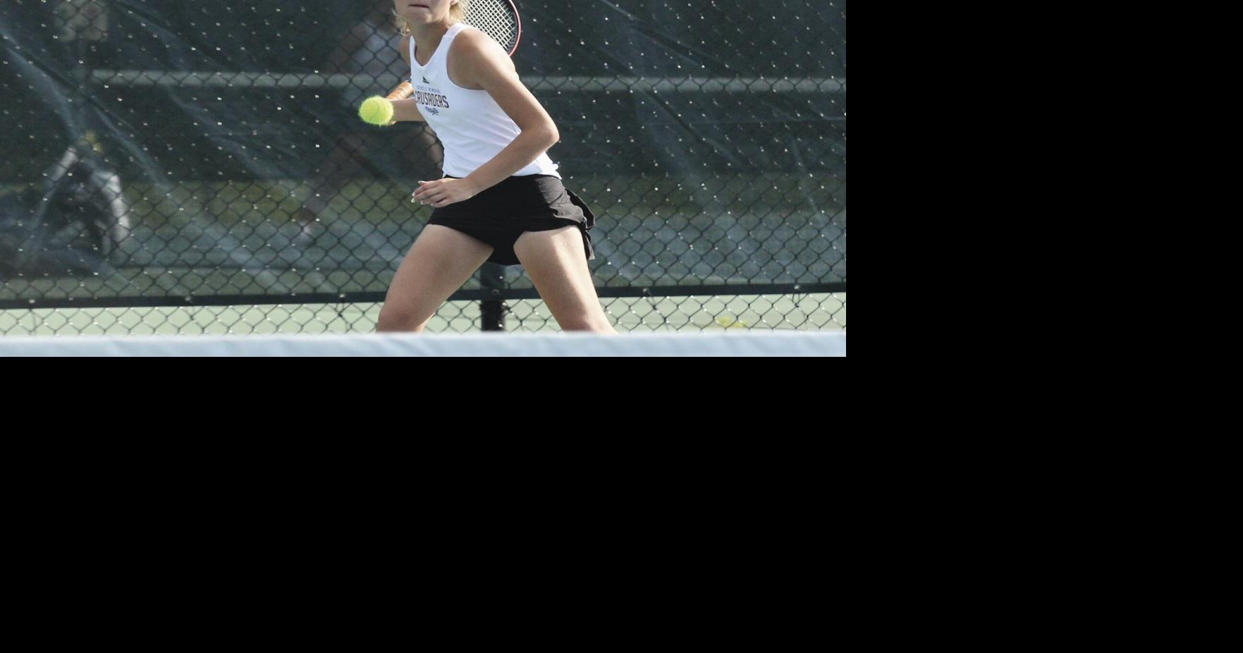 Waukesha West vs. Catholic Memorial girls tennis 08/23/2022