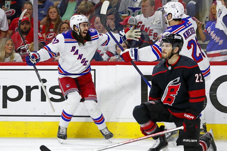 NHL playoffs: Jacob Trouba crushes Max Domi; Rangers top Hurricanes