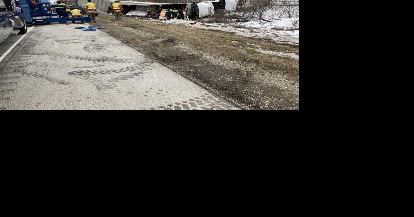 Semi rolls over on I-41 early Wednesday | Washington Co. News | gmtoday.com