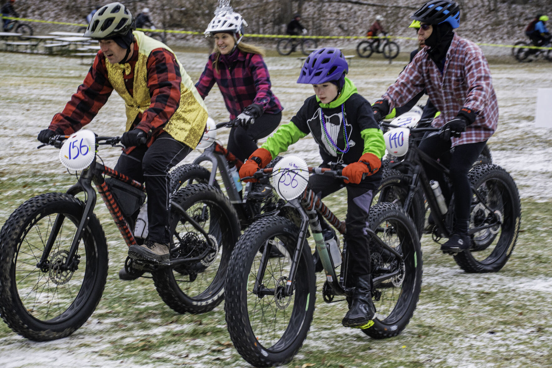 Hugh jass hot sale fat bike race