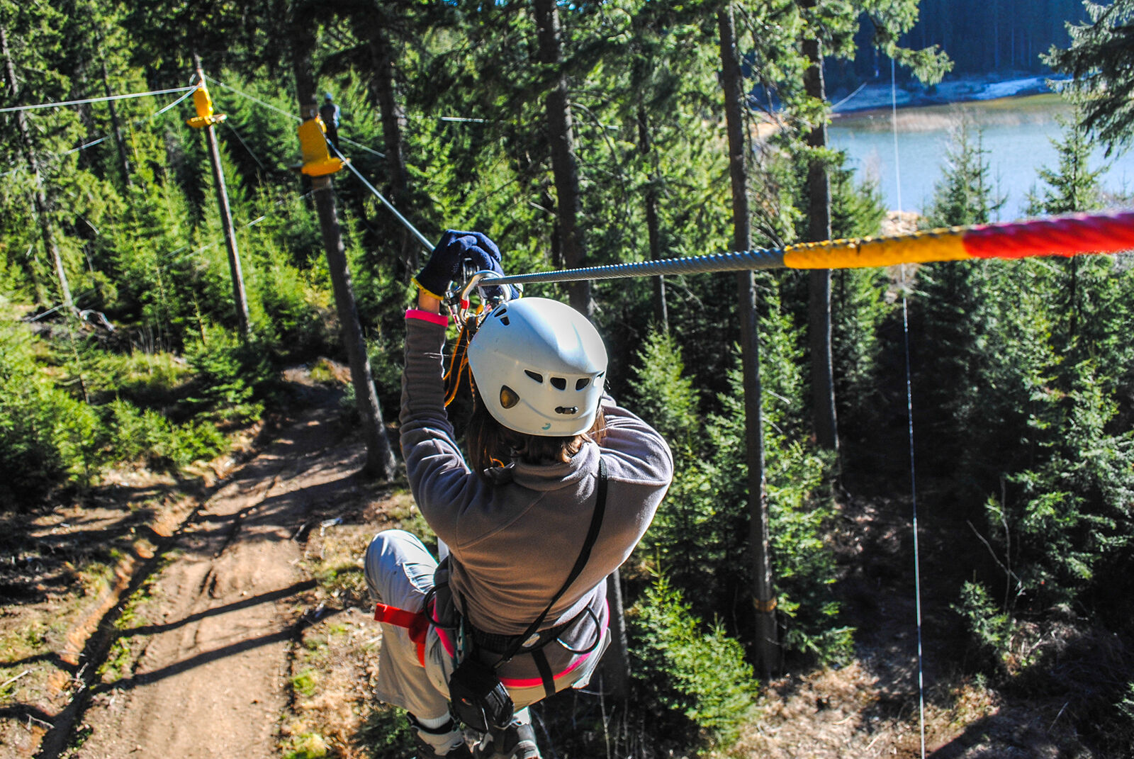 Longest zip line in the US will send riders hurtling a mile down a