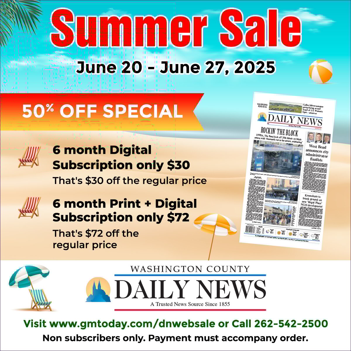 Daily News Summer 2025 web sale