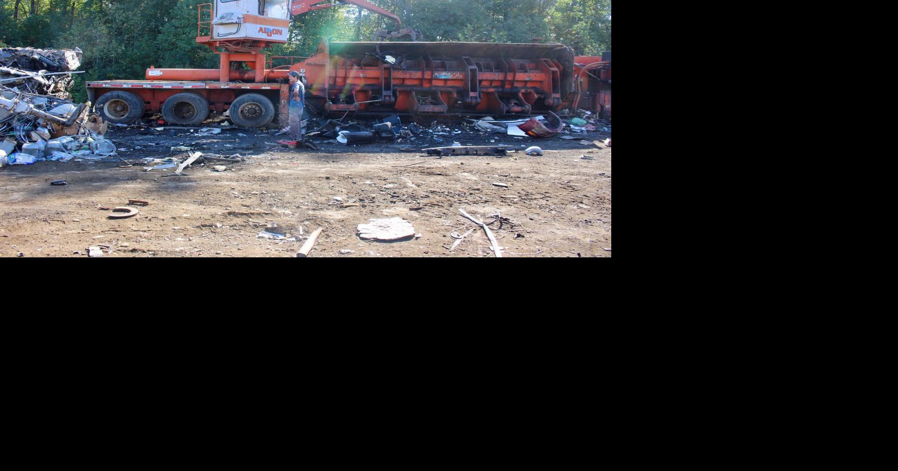 Blast rocks recycle center in Danville; worker suffers minor injury