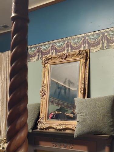 Halloween haunted house; Paisley Magness's mirror