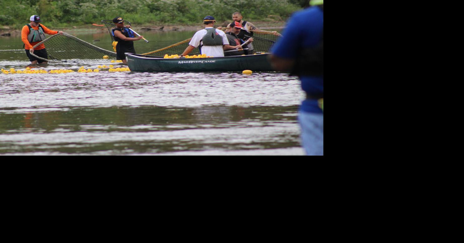 Ducks make shorter trek as drought modifies Dan River race