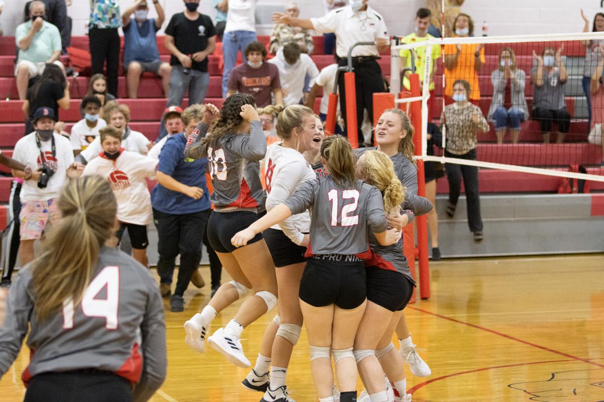 Tunstall Volleyball Court Storming