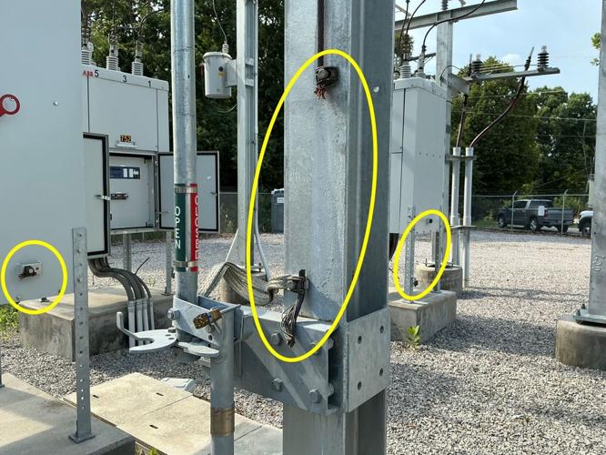 Police investigating copper theft at substation