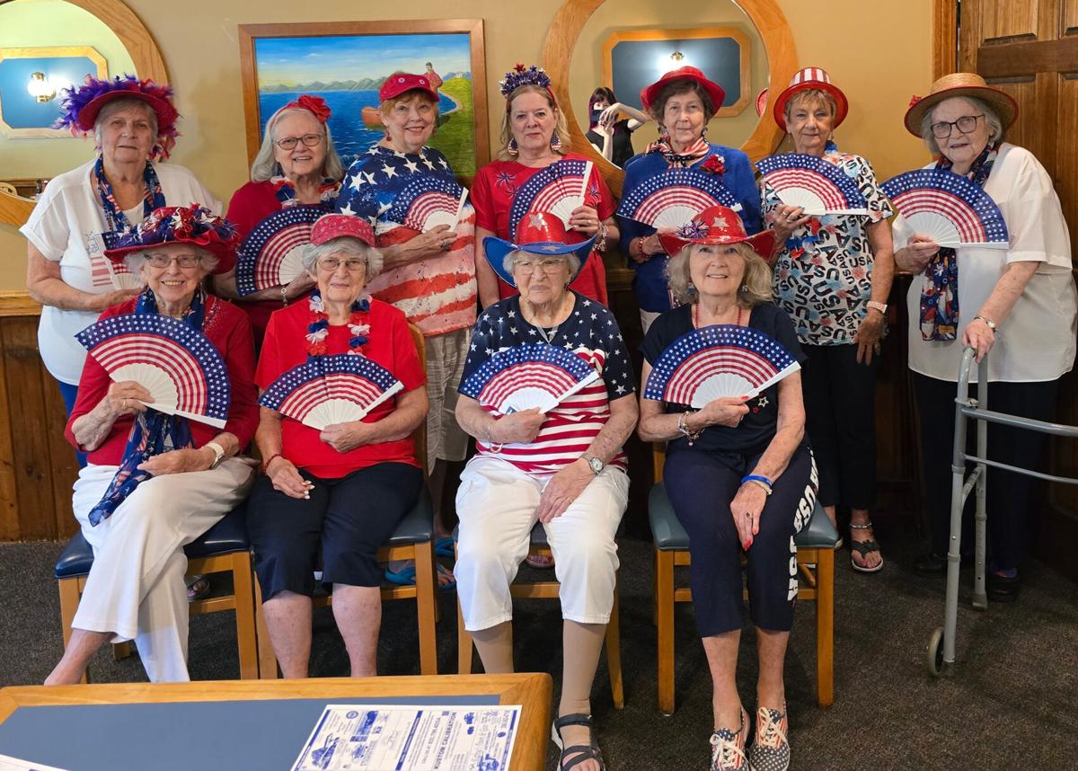 Patriotic Sassy Ladies celebrate holiday