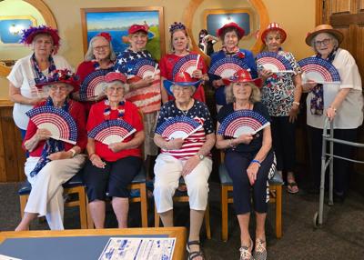 Patriotic Sassy Ladies celebrate holiday