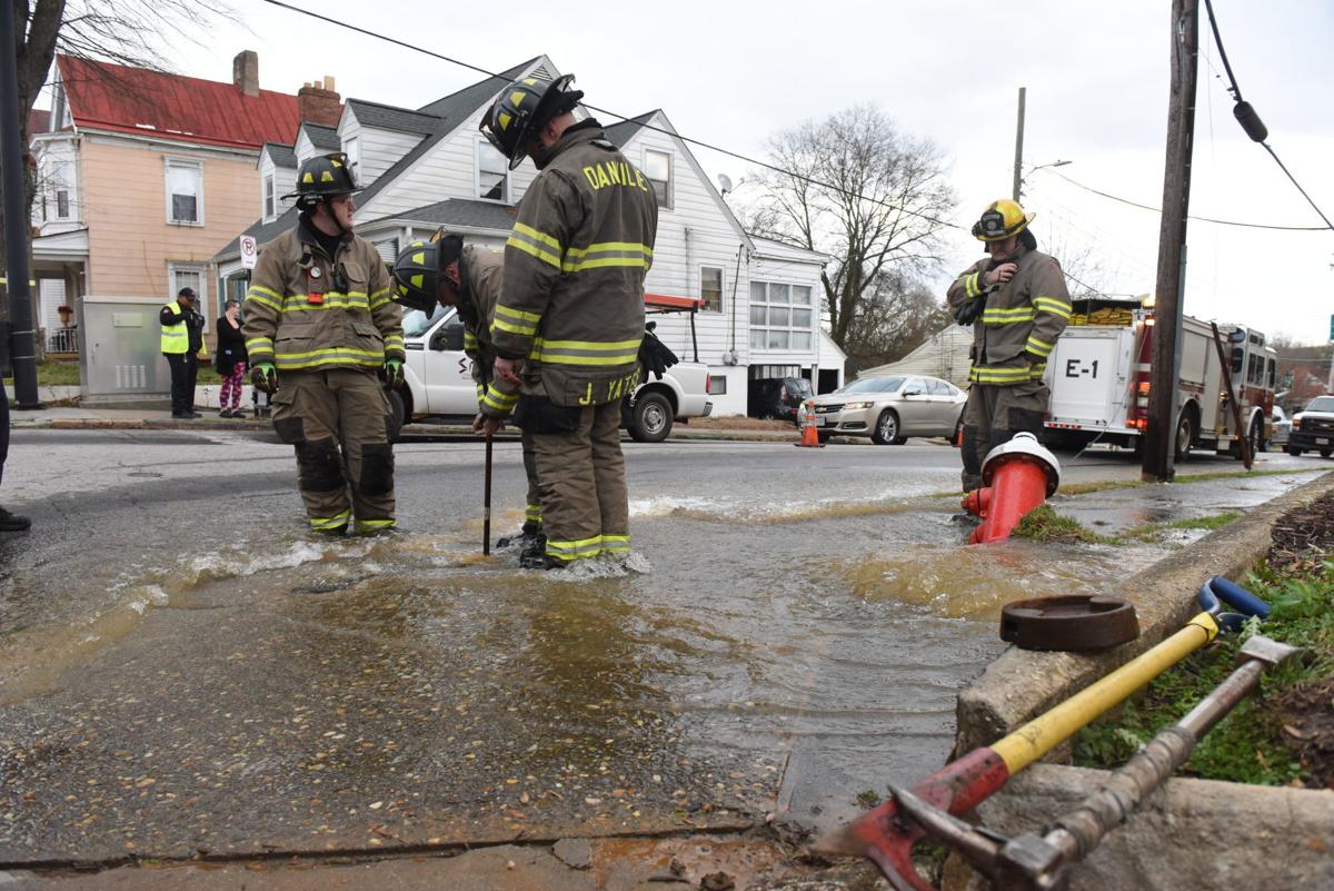 Truck knocks over fire hydrant in Danville and keeps going | Local News