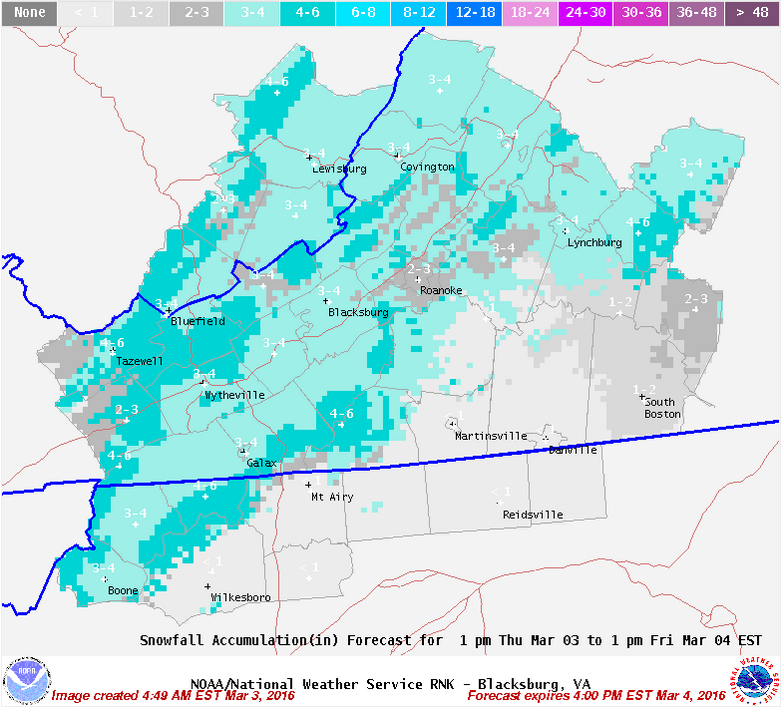 Dan River Region still expected to get an inch (or less) of snow ...