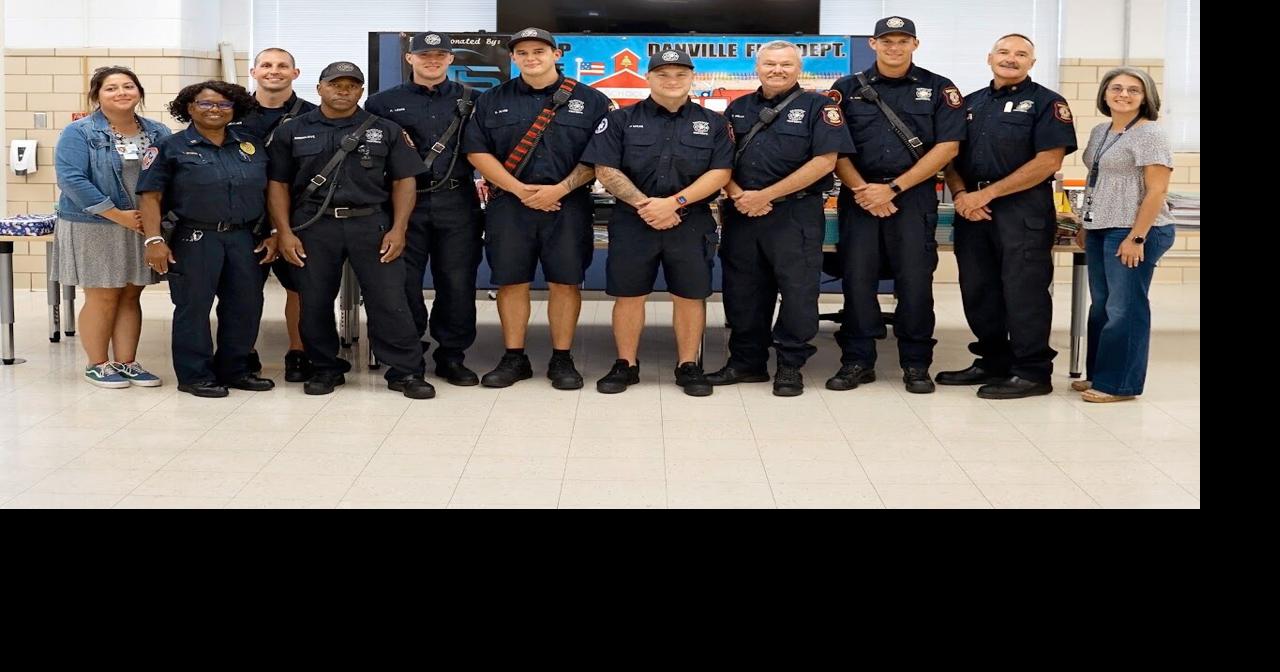 Danville Fire Department donates to Danville schools