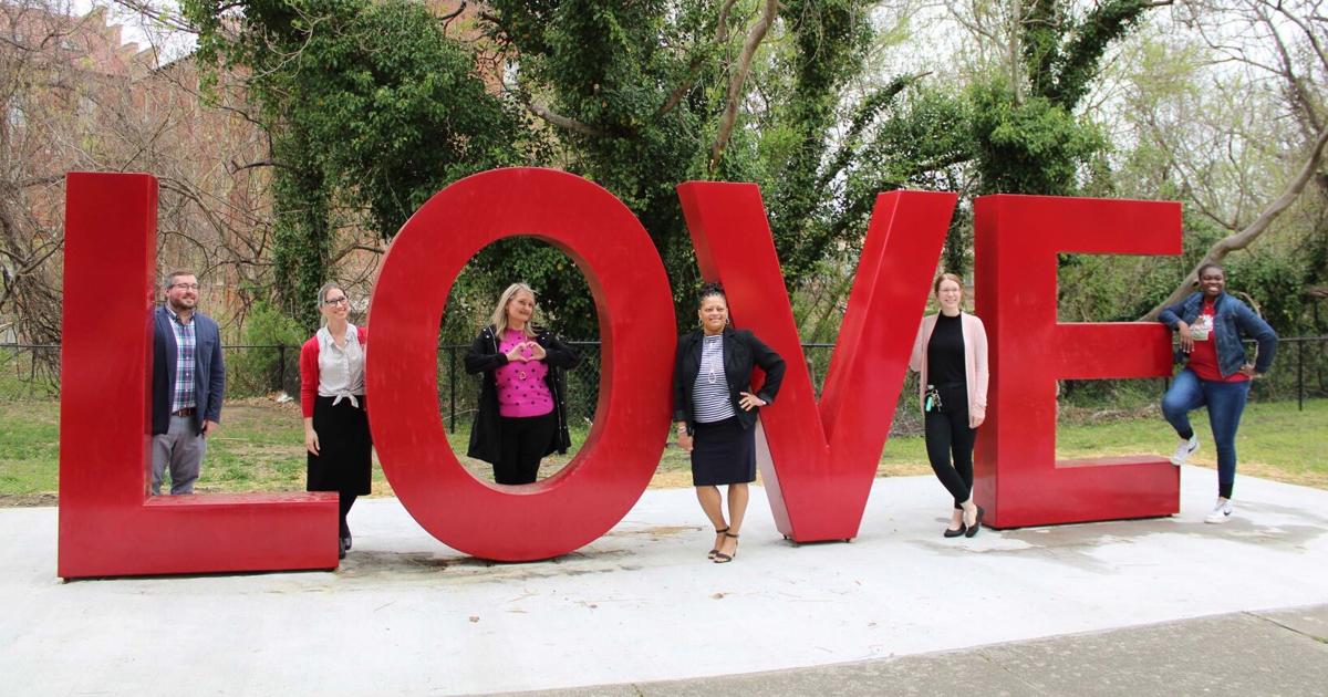 Lovedale Sign Love sign unveiled in downtown Danville