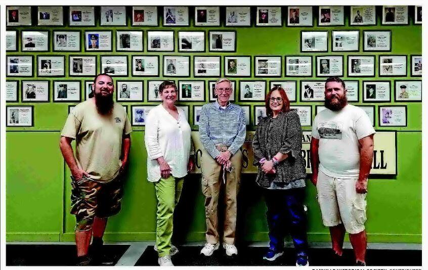 DANVILLE HISTORICAL SOCIETY RECEIVES REMEMBRANCE WALL FROM AAF TANK MUSEUM