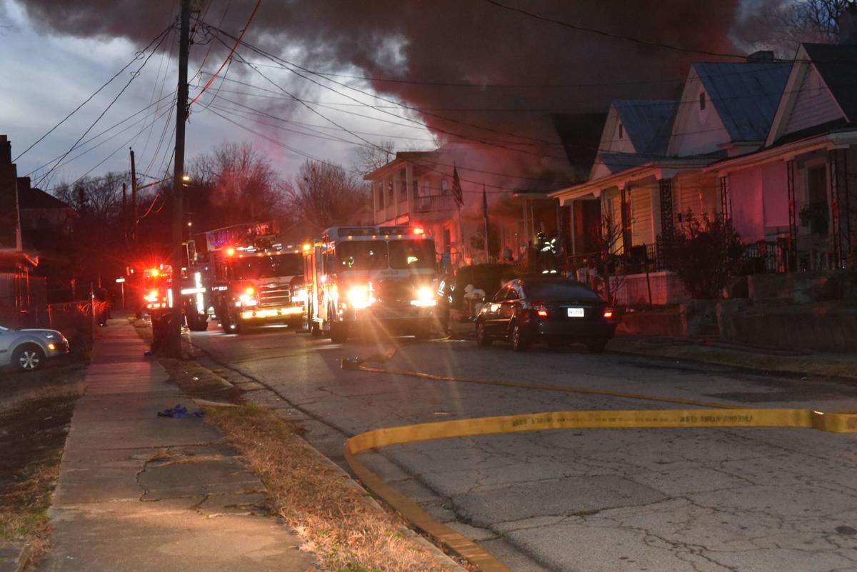 Heavy fire roars through Danville home, forcing crews to attack blaze