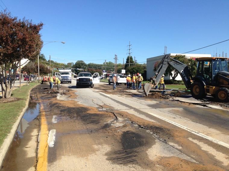 busted water main