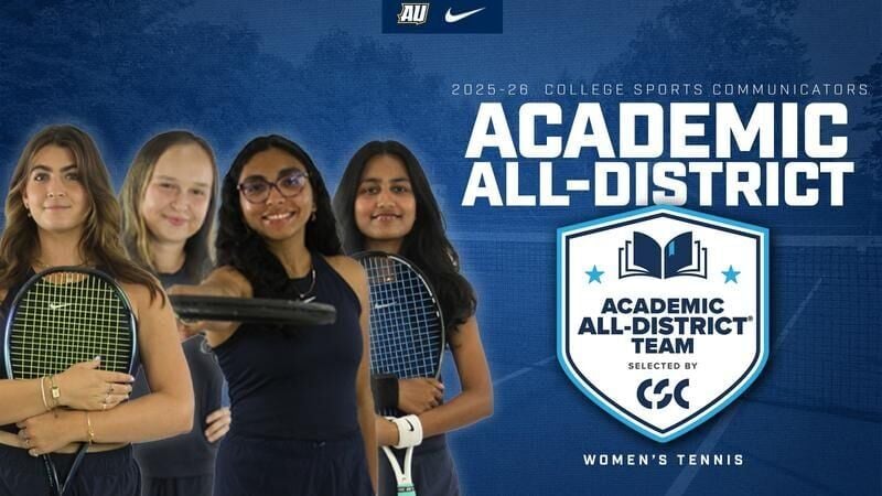 Four women’s tennis players nominated to the 2025-26 CSC Academic All-District Team