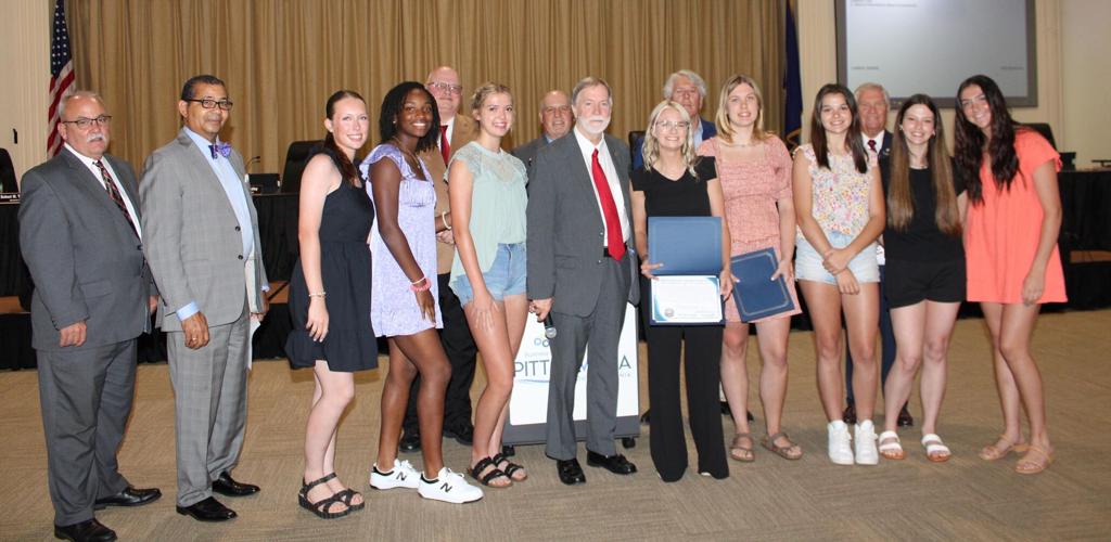 Tunstall volleyball team, coach honored by supervisors