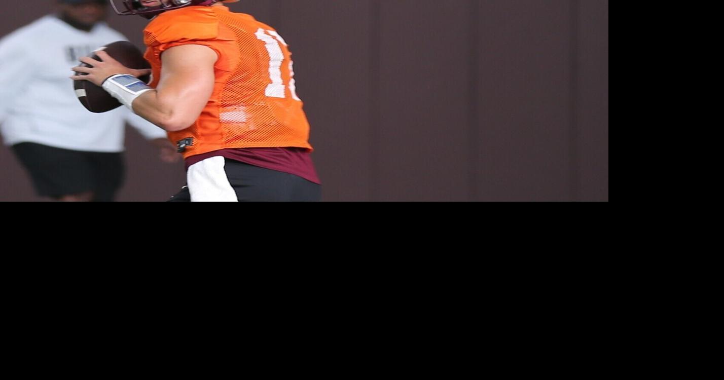 Who has the edge at each position in Virginia Tech's season opener against VMI?