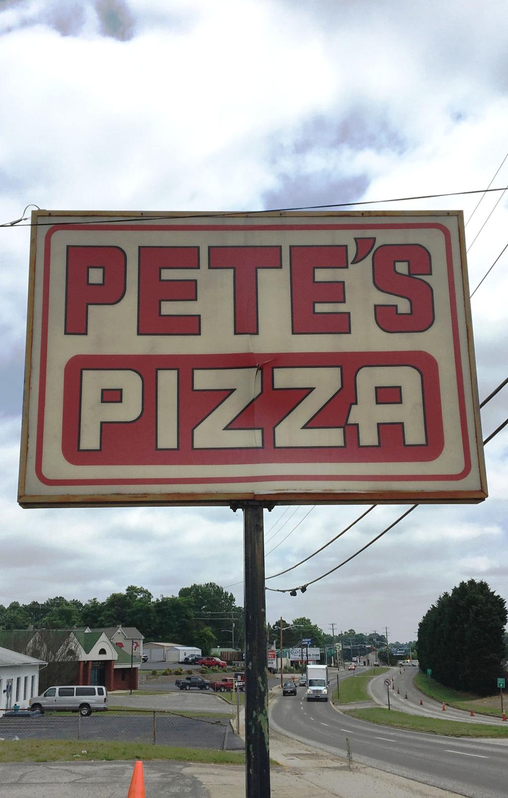 Decades Old Sign At Pete S Pizza Victim Of April Storm To Get Update Business Godanriver Com