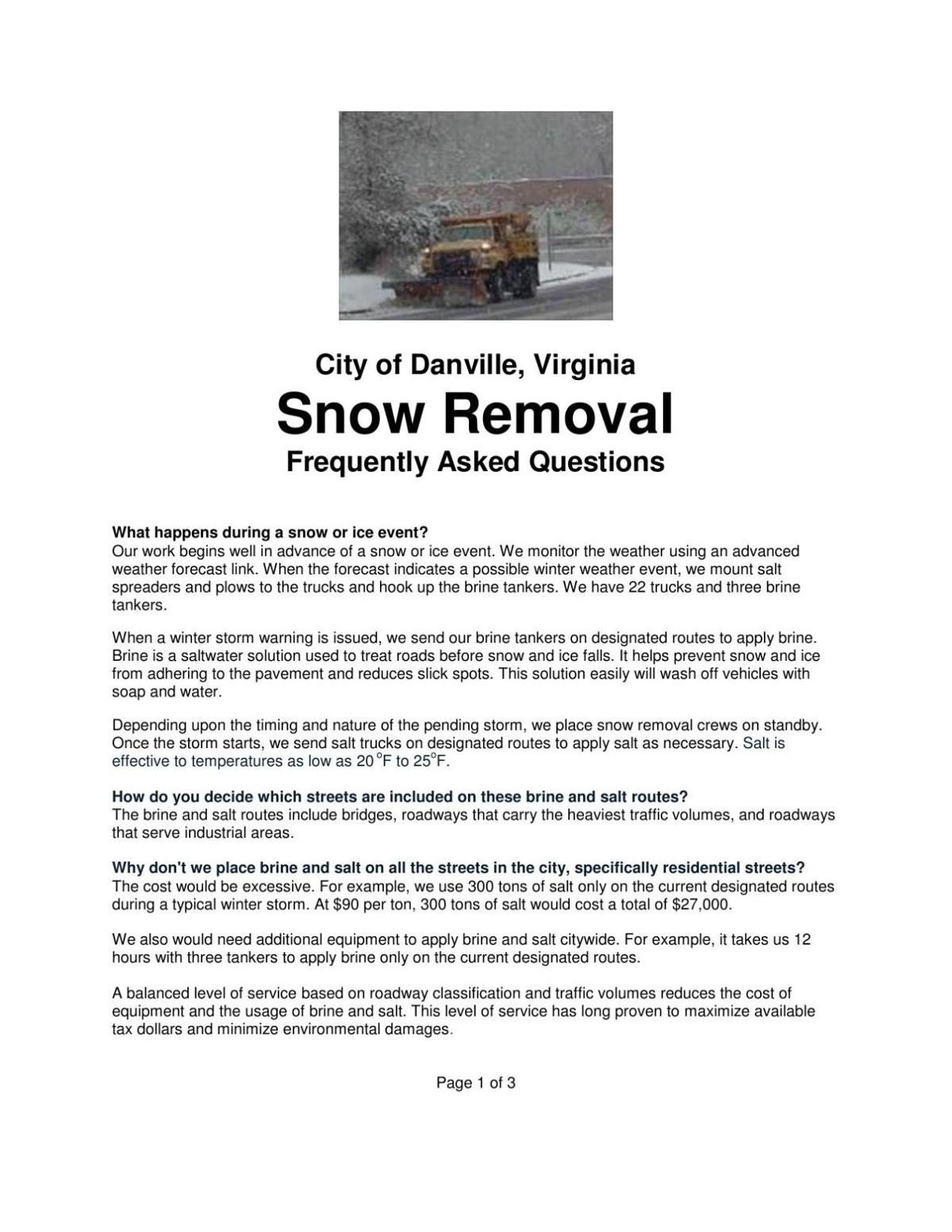 Snow Removal Faq Godanrivercom - 