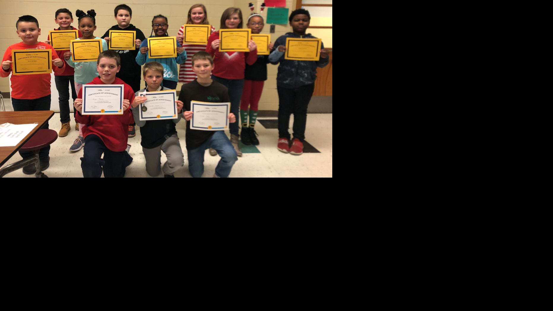 Southside Elementary School holds Geographic Bee Faces Places