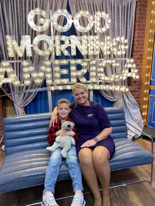 Danville’s flying teddy bear becomes TV star for a day | Local News