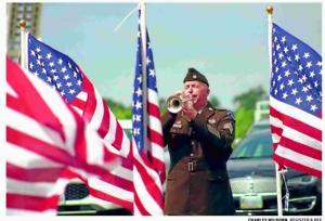 Flags flying to salute heroes