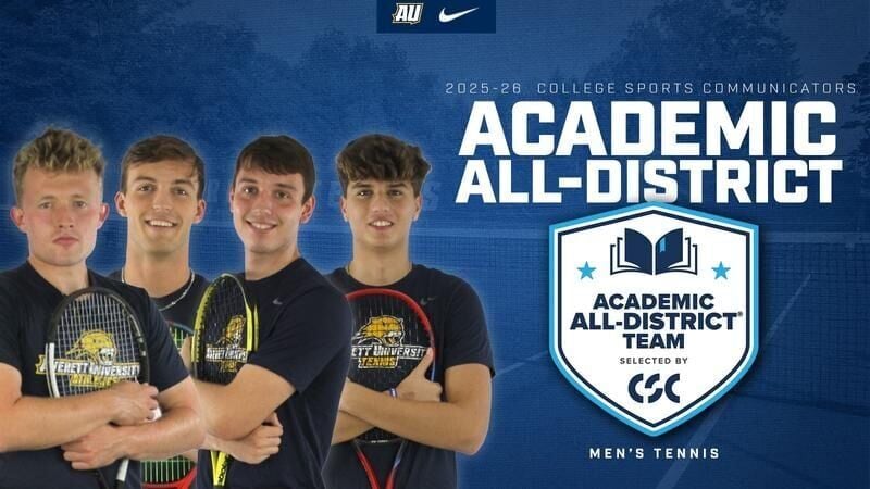 Men’s tennis has four named to 2025-26 CSC Academic All-District Team