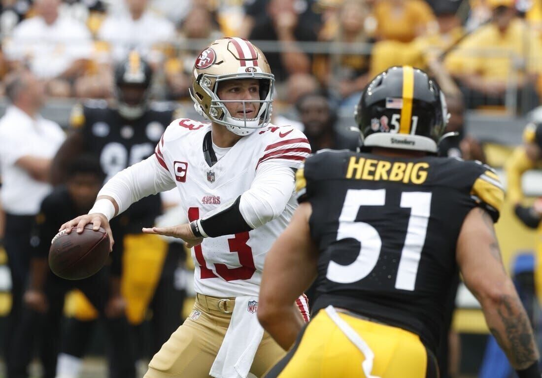 Brock Purdy, Christian McCaffrey help 49ers dominate Steelers